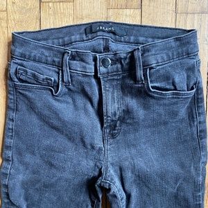 J Brand women’s stretch skinny Jeans dark grey